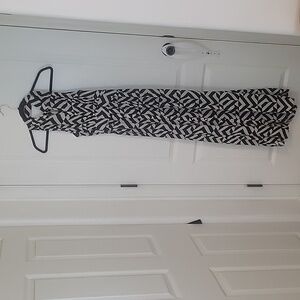 S-Twelve Geometric Maxi Dress SZ Med